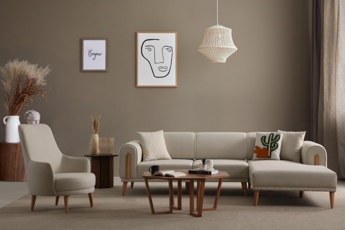 LEON KÖŞE KOLTUK SAĞ KÖŞE + BERJER